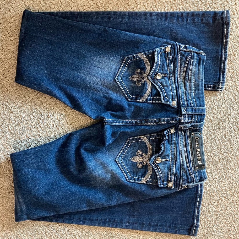EUC woman’s rock revival jeans 32” inseam